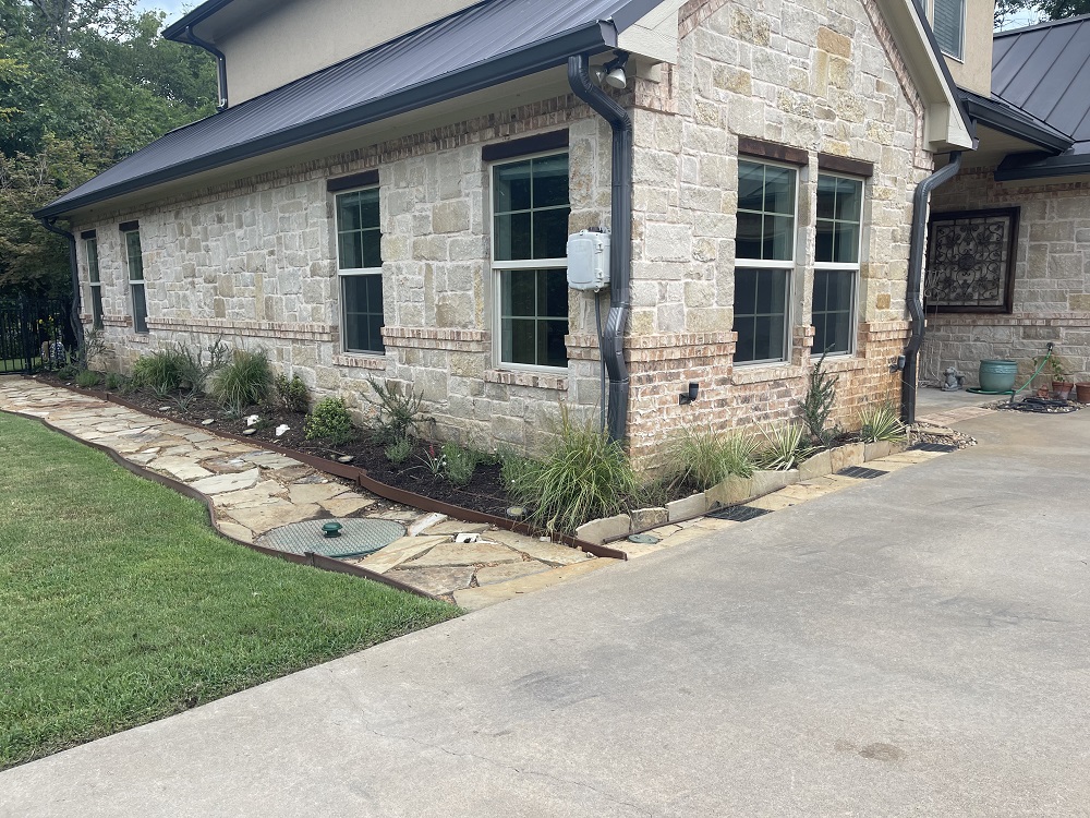 heat reflective flowering plants installation Collin County Texas